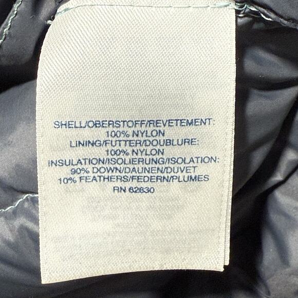 Lands End Women’s Down Max 600 Puffer Jacket Light Blue Packable Size XS 2 - 4 - Picture 5 of 11